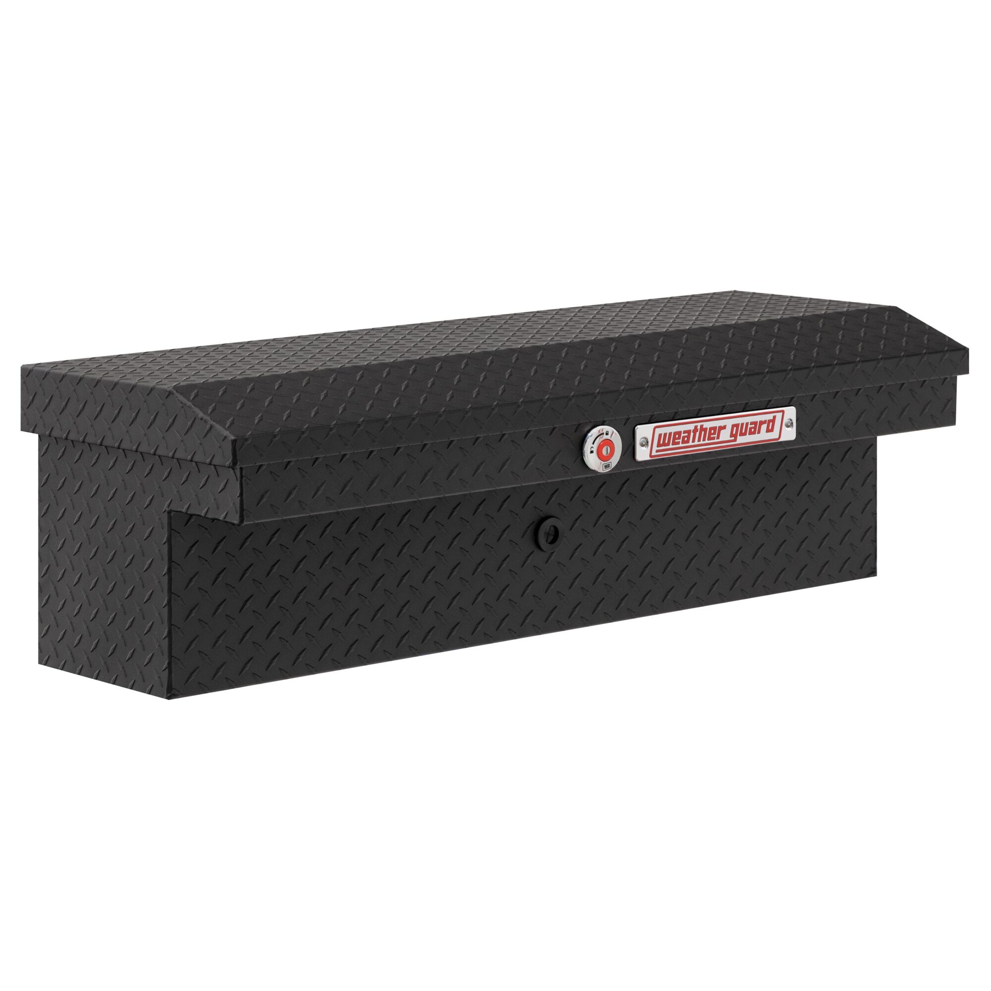 Weather Guard, 41in. L Low Profile, Lo-Side Box, Width 41 in, Material Aluminum, Color Finish Textured Matte Black, Model# 180-52-04